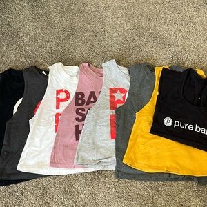 PURE BARRE TANK TOP (set of 8) size small